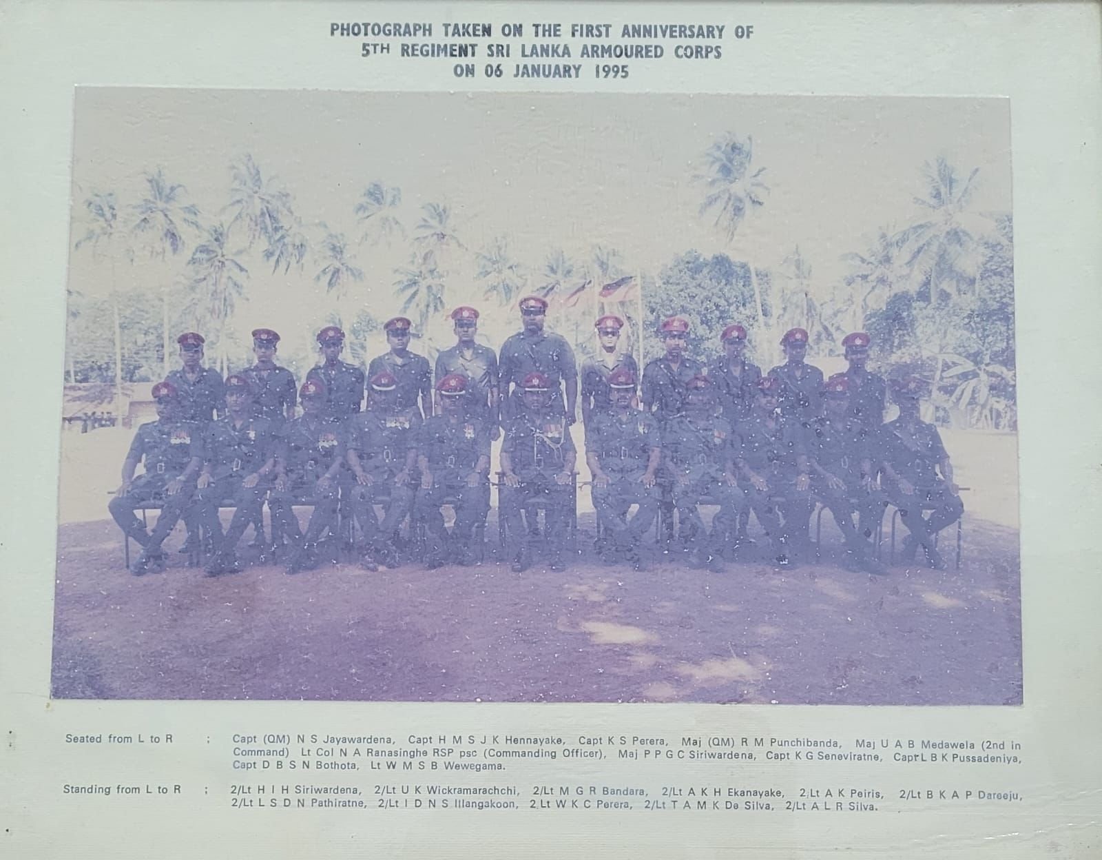 Major Hasitha in Army