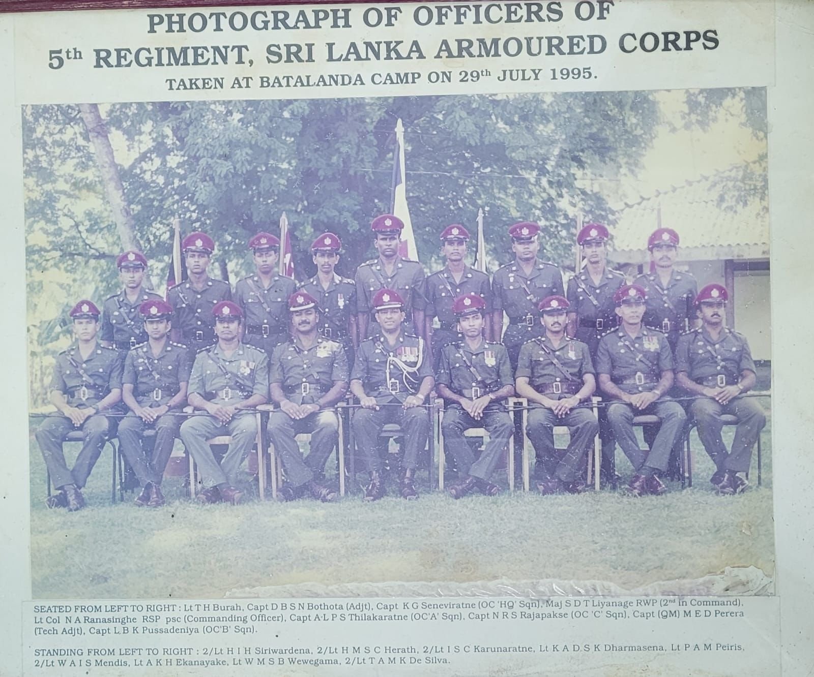 Major Hasitha in Army