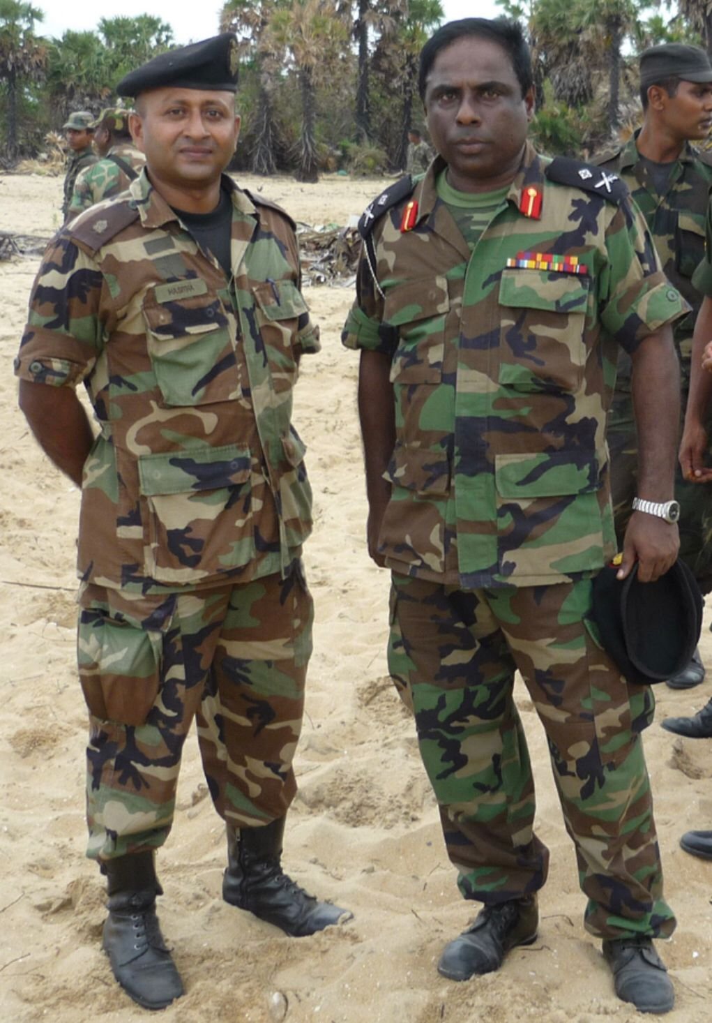 Major Hasitha in War